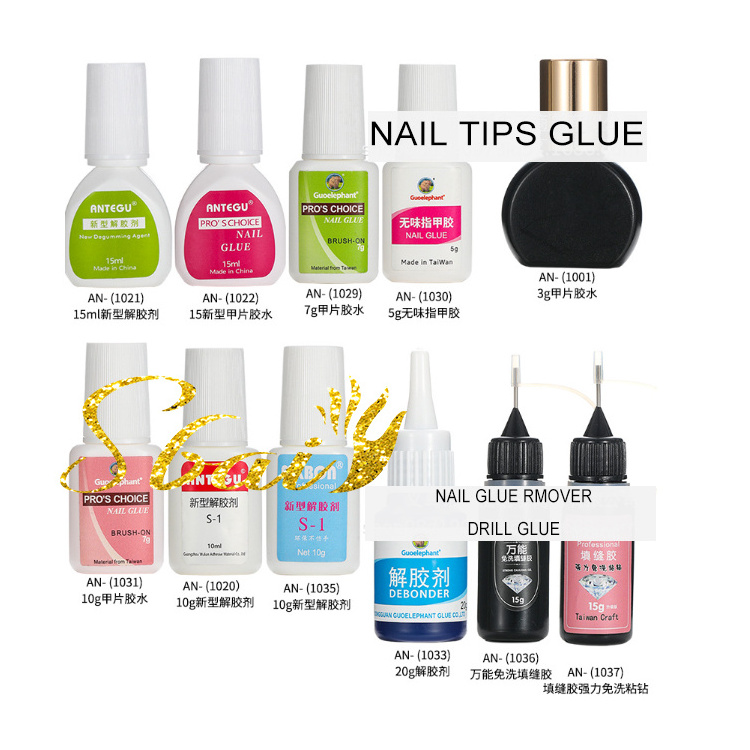 Nail Art 2g Wipe-Off Rhinestone Glue Gel Adhesive Resin Gem Jewelry Diamond Nail Liquid Adhesive Glue