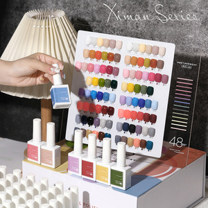 Manicure shop special set a bottle of one-color nail polish glue popular 48-color small set