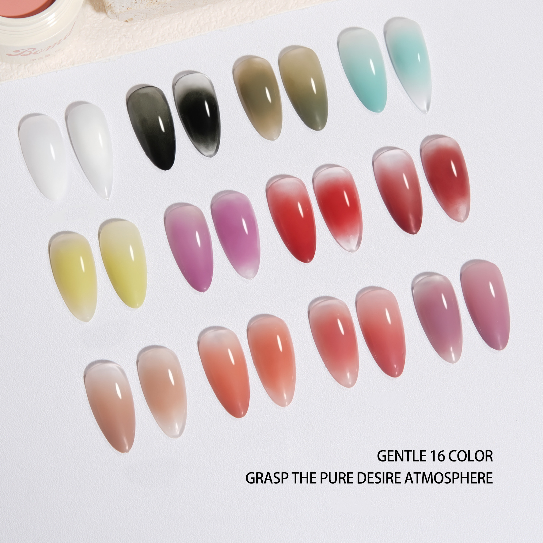 Hot online celebrity variety pat nude nail polish glue smudge blush gradient painting phototherapy nail polish glue