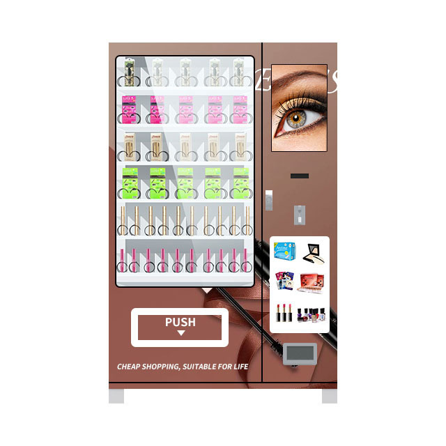 Morocco Unmanned Cosmetics Vending Machine 240V Perfume Eyelash Lashes Shop 24 Cosmetics Vending Machine