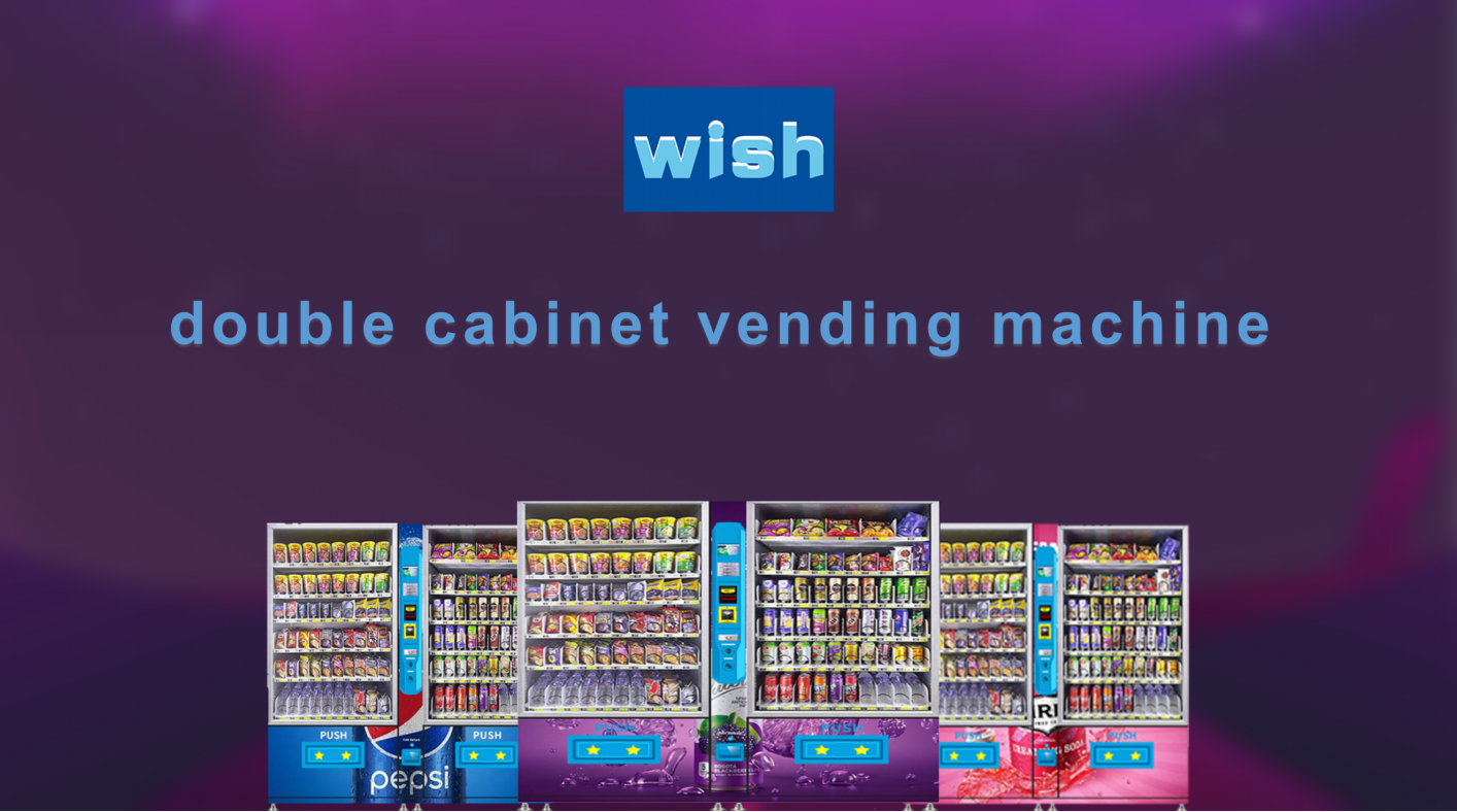 Double cabinet clothes vending machine car wash vending machine  Detergent vending machine