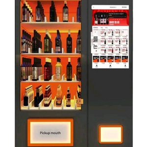 Outdoor Comb Vending Machine with coin,bill ,card payment new design  wine vending machine  video booth