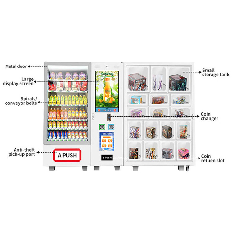 self-service adult toy hygienic products vending machine with auto locker condom