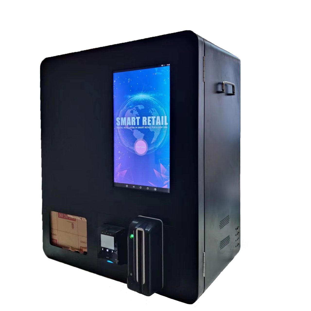 Mini Wall Mounted Vending Machine with touch screen  with age verification scanner