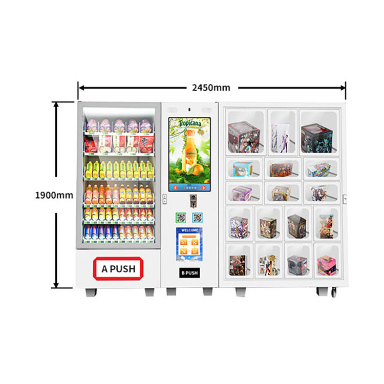 self-service adult toy hygienic products vending machine with auto locker condom