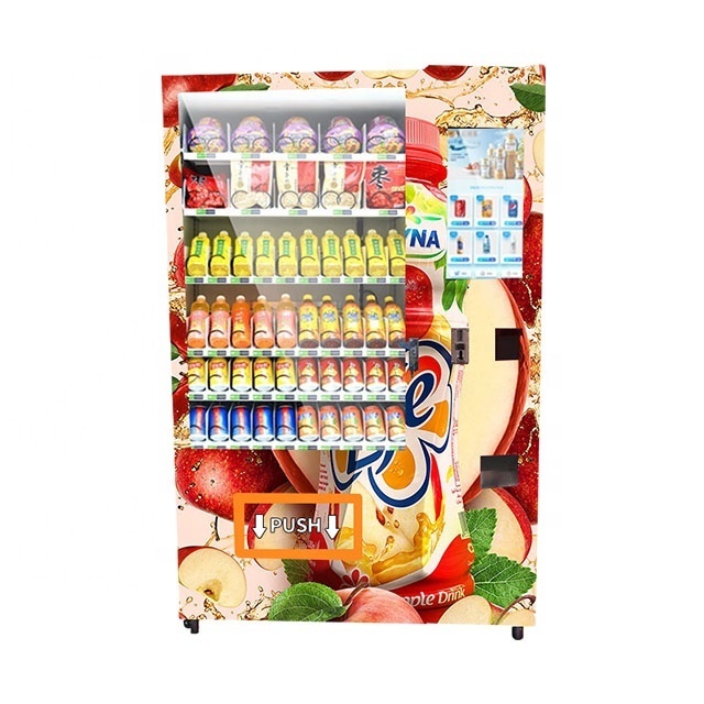 21.5-inch Touch Screen  Drink & Food Vending Machine with lift