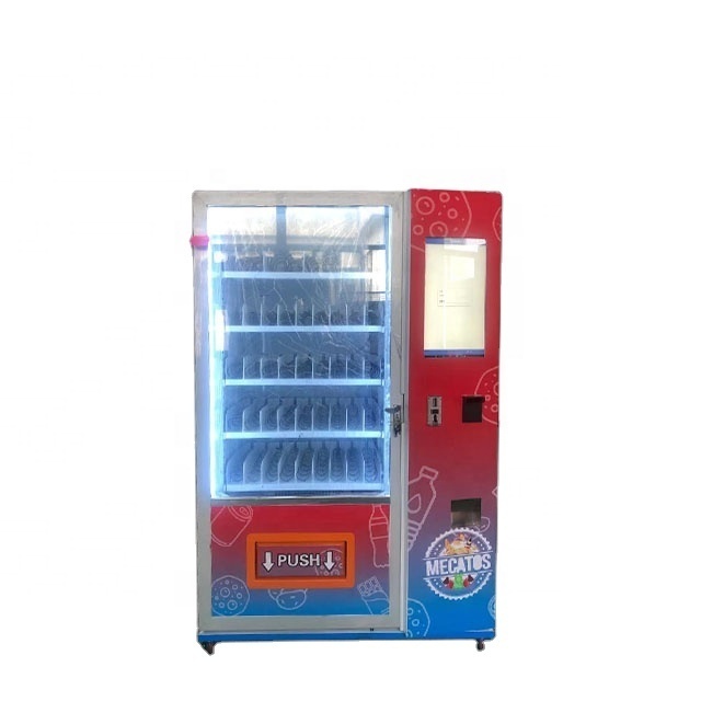 21.5-inch Touch Screen  Drink & Food Vending Machine with lift