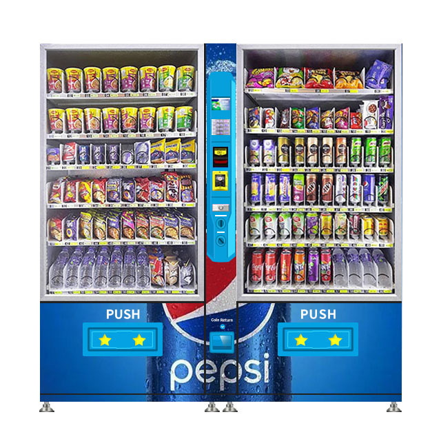 24 Hours Online Self Service ice-cold cool drinks vendor machine