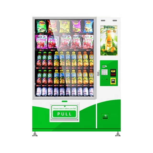 21.5-inch Touch Screen  Drink & Food Vending Machine with lift