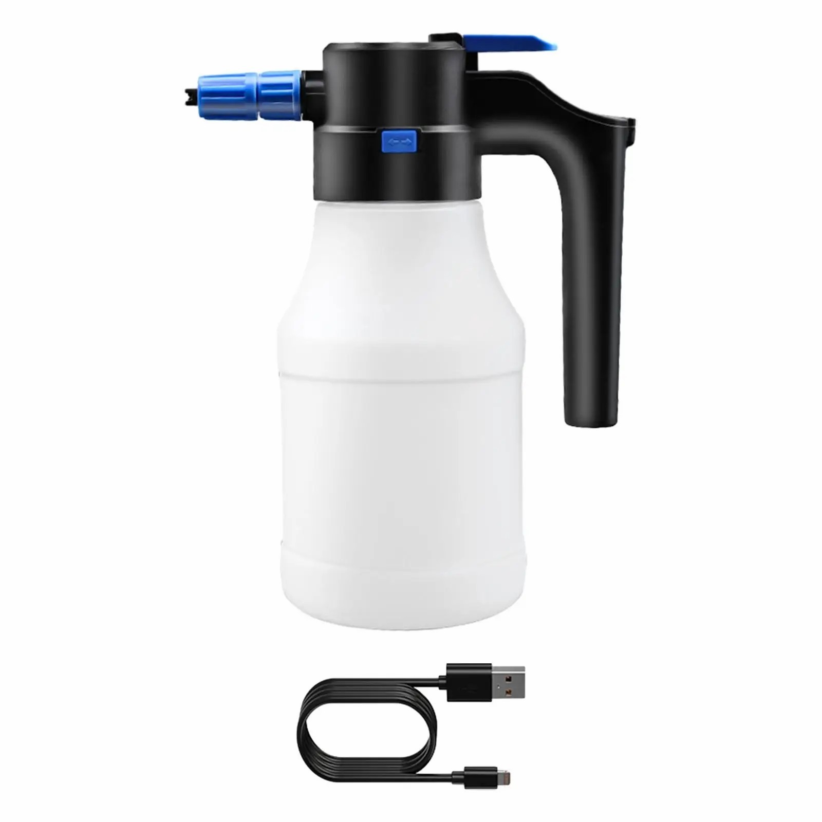 1.5L Electric Foam Sprayer Electric Car Wash Foam Watering Can for Watering Plants Car Detailing Washing Cleaning