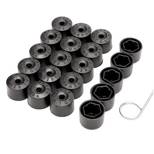 0Pcs Car Wheel Cover Hub Nut Bolt Covers Cap 17mm Auto Tyre Screws Exterior Protection Accessories for Volkswagen VW Golf MK4