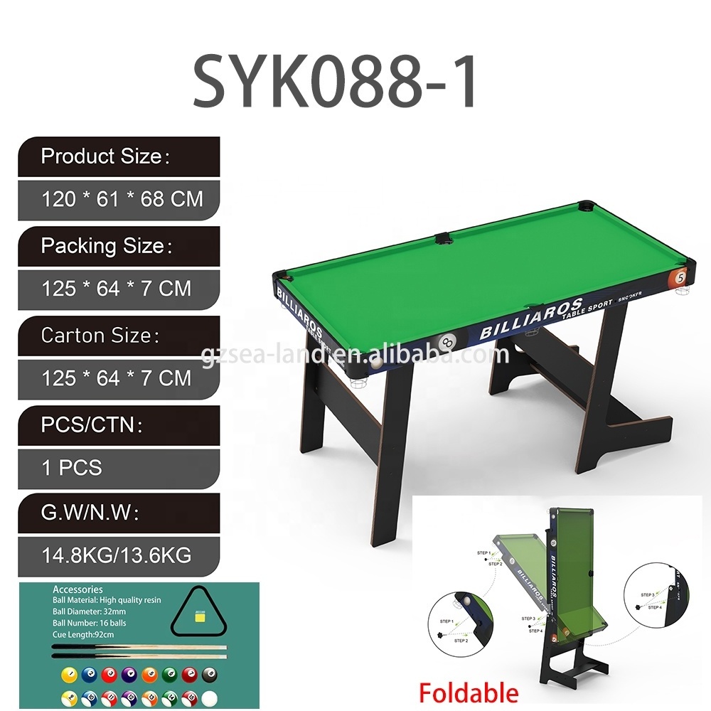 New Mini Billiard Fun Toy Gifts Adults Pool Table Indoor Foldable Family Game Snooker Kids Billiards