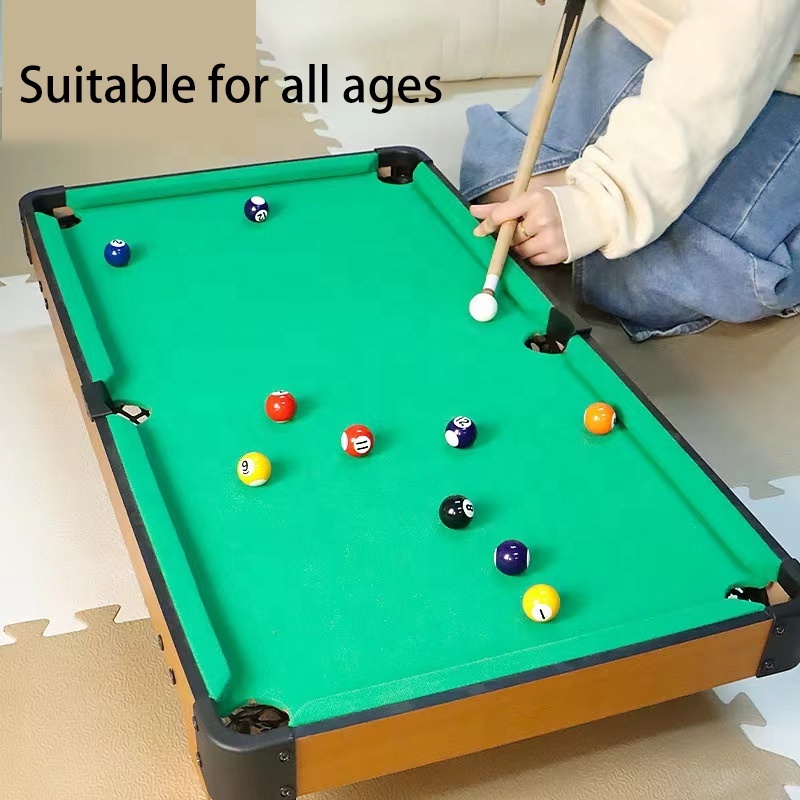 Hot selling children interactive billiards fun toys adult leisure small pool table indoor family game snooker mini billiards