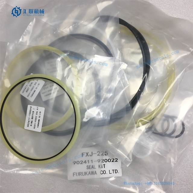 FXJ225 Seal Kit for Furukawa FXJ-225 Breaker Hydraulic Hammer Oil Sealing Set of Seals Martillo Kit de Sello Diaphragm