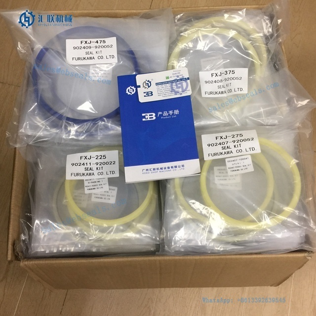 FXJ225 Seal Kit for Furukawa FXJ-225 Breaker Hydraulic Hammer Oil Sealing Set of Seals Martillo Kit de Sello Diaphragm