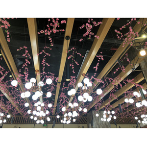 Strip Ceiling Shape Restaurant Decorative Metal Baffle Ceiling System False Ceiling Designs