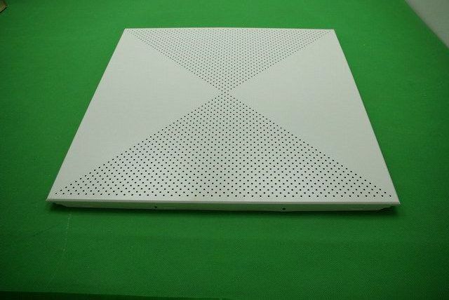 False Suspended perforated Aluminum clip in 600x600 square Ceiling