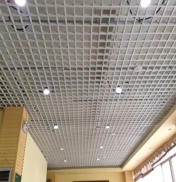 Aluminium Bars Ceiling Tile Shape and Sound Absorbing Panels T Grid for Ceiling Galvan Steel Sale STAR White Light Cross Frame