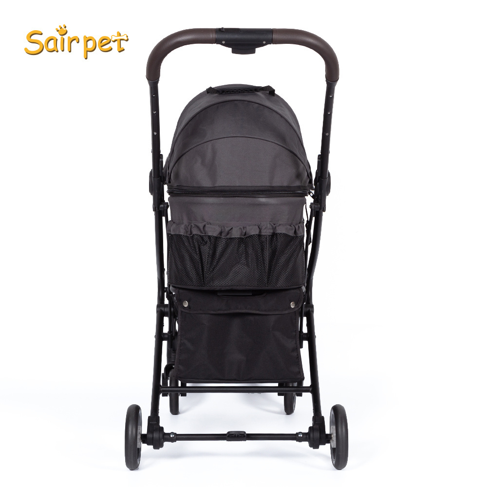 Pet Pet Trolleys For Travelling 4 Wheels Dog Stroller Travel Bag Cat Cart Carrier Pet Stroller