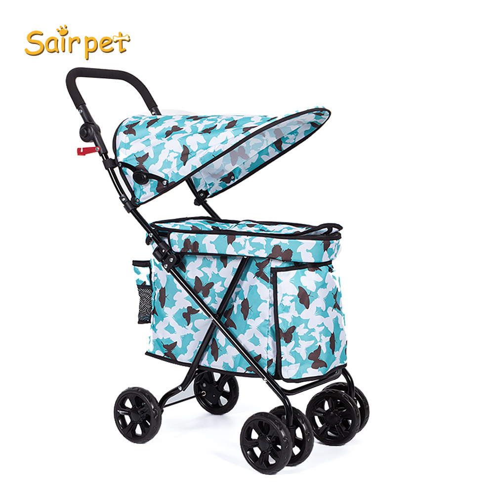 Portable Pet Stroller Double Sairpet Pet Stroller for Dogs and Cats