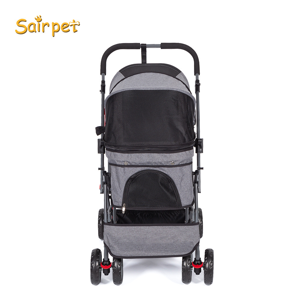 Pet Cart Dog Out Trolley Cat Cart One-click Folding Quick Installation Two-way Pet Cart