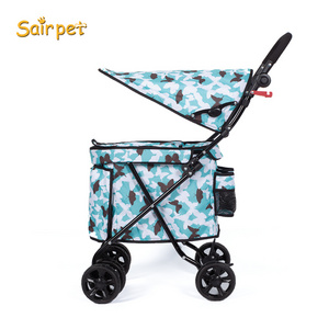 Portable Pet Stroller Double Sairpet Pet Stroller for Dogs and Cats