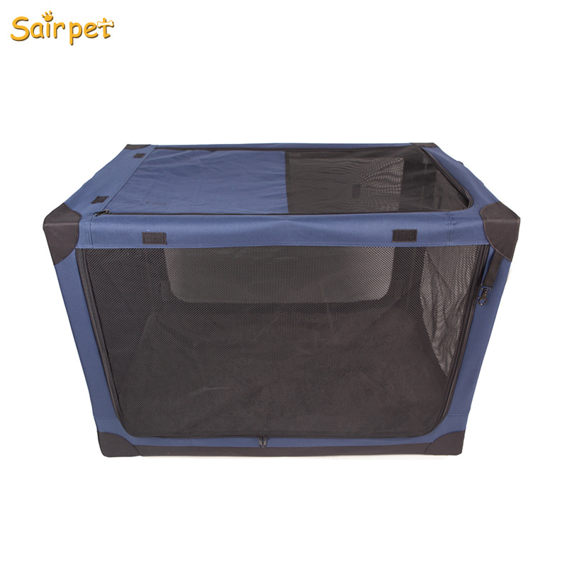 Factory Directly Supply Folding Portable Car Dog Cage Pet Bag Kennel Outdoor Travel Cage