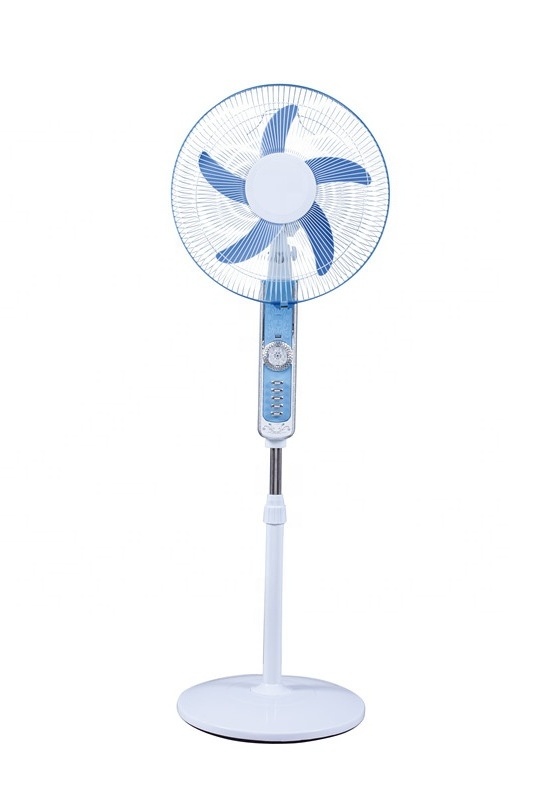 cheap price best quality battery operated 12v standing fans for 18 inch ac dc rechargeable