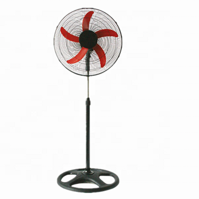 good quality industrial 18 inch 220v electric 5 OX blades stand fan