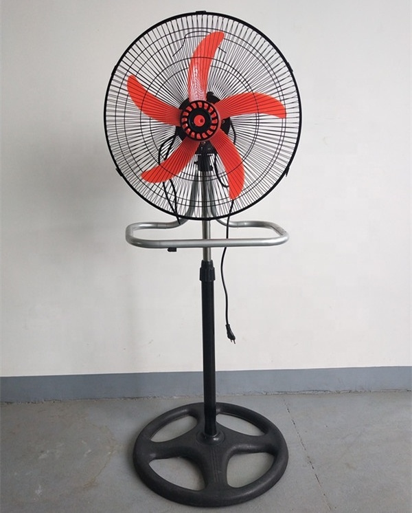 good quality industrial 18 inch 220v electric 5 OX blades stand fan