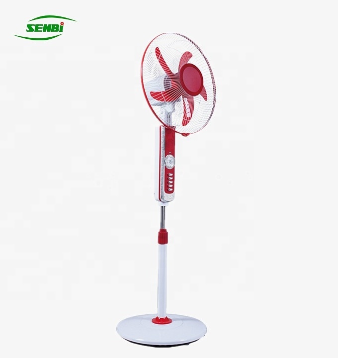 cheap price best quality battery operated 12v standing fans for 18 inch ac dc rechargeable