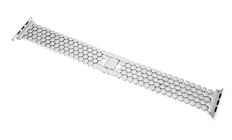 Premium Solid Stainless Steel Cheap Smart Metal Watch Bracelet Straps For Apple Watch 38mm 42mm