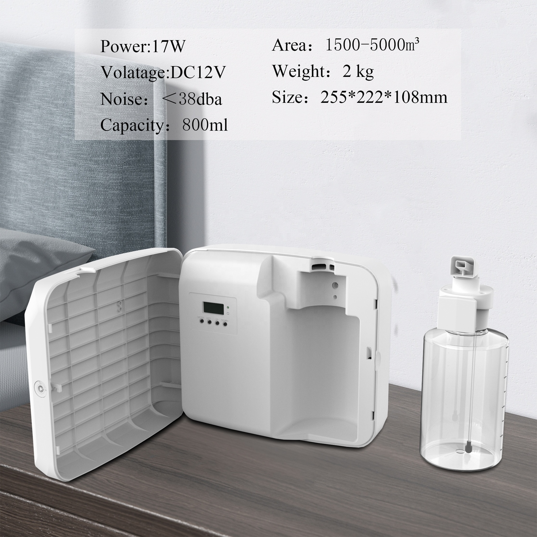 New Multifunctional Large Area Desktop HVAC Scent Machine Difusor De Aromas Automatic Aroma Diffuser