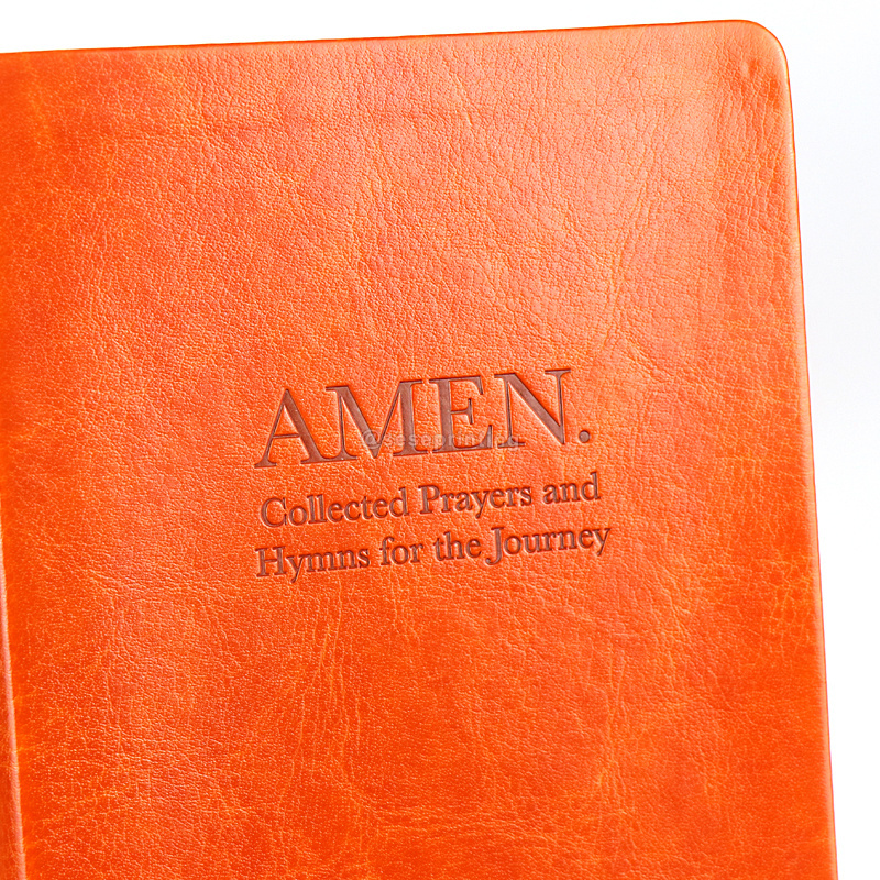 Personalized Design Your Own Planner A5 Leather Prayer Planner Cover Journal Notebook Printing