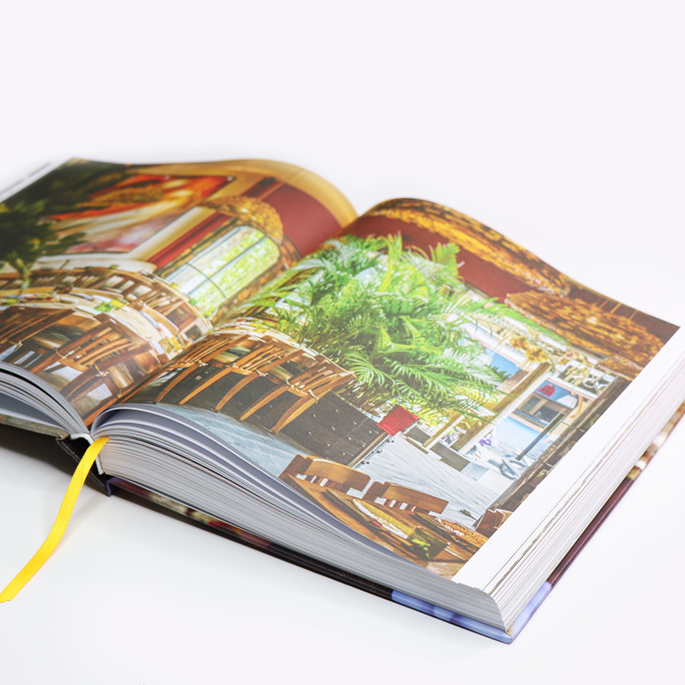 Cost-Effective Book Printing Services Custom Made Photography Books Printing Full Color Magazine Printer Tour Guide Book