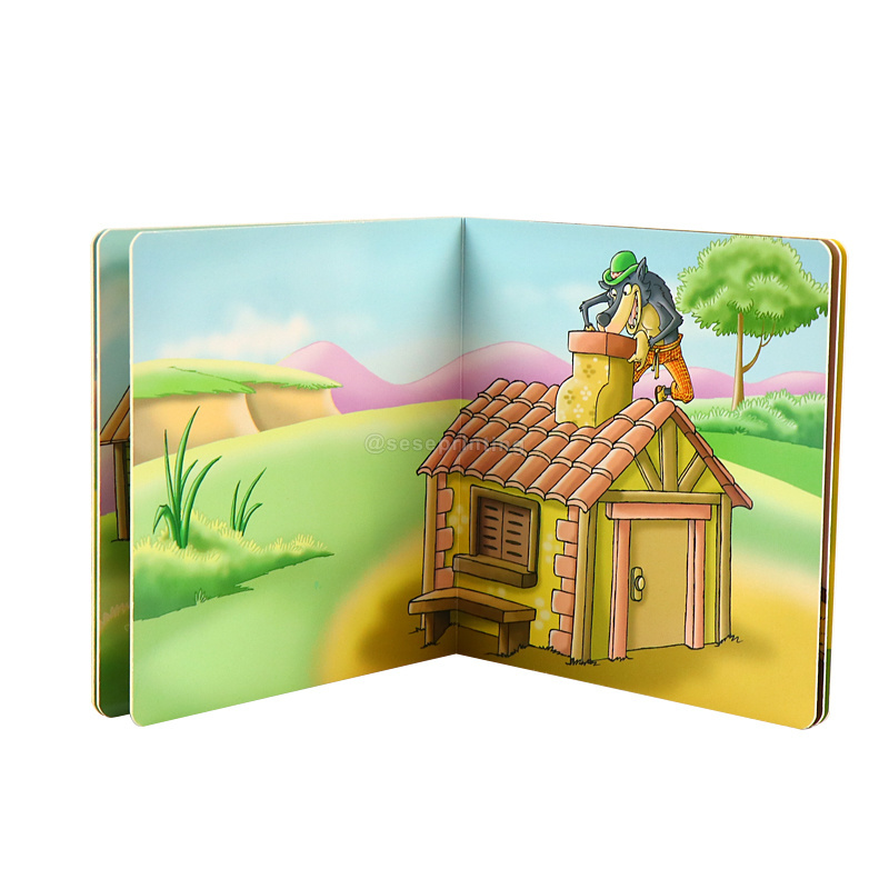 Book Manufacturer High Quality Cheap Full Color Custom Printing Self Publish Children Story Learning Board Book