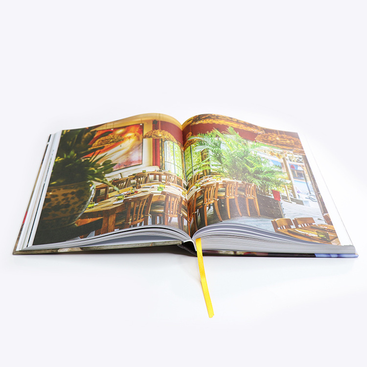 Cost-Effective Book Printing Services Custom Made Photography Books Printing Full Color Magazine Printer Tour Guide Book