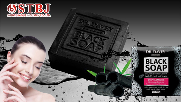 DR.DAVEY Activated Charcoal Black Face Soap Deeply Cleansing Pores Anti-ance Acne Treatment Body Soap Bars Source Manufacturer