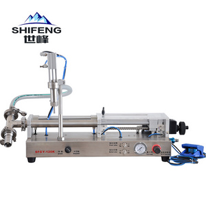 Syrup Bottles Jars Cans Fill Liquid Filler Piston PET shampoo Perfume Bottle Filling Machinery Oil Filling Machine