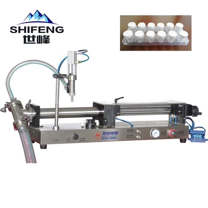 Syrup Bottles Jars Cans Fill Liquid Filler Piston PET shampoo Perfume Bottle Filling Machinery Oil Filling Machine