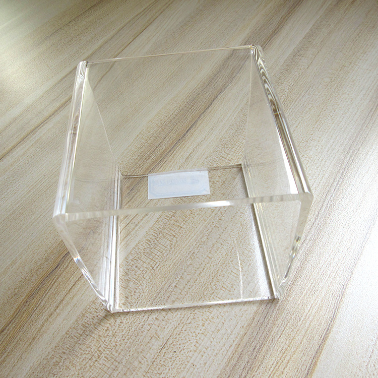 Custom Clear Rectangular Pmma Plastic Perspex Acrylic Square Tube /pipe