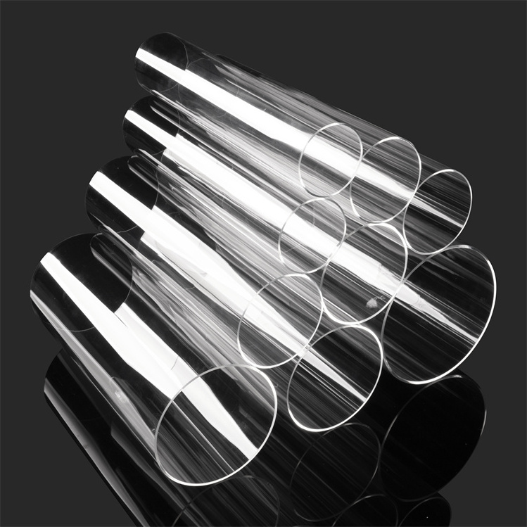 Transparent Custom Various Style Acrylic Candy Tube Clear Plastic Cylinder Tube Pipes For Package Tube