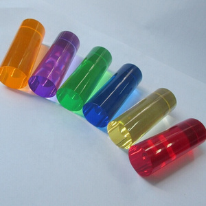 Colored Acrylic PMMA Plastic Solid Round Rods/Sticks for Decoration or Lighting Color acrylic rod