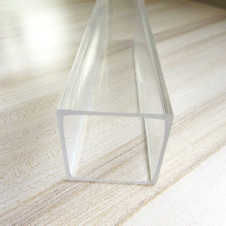 Custom Clear Rectangular Pmma Plastic Perspex Acrylic Square Tube /pipe