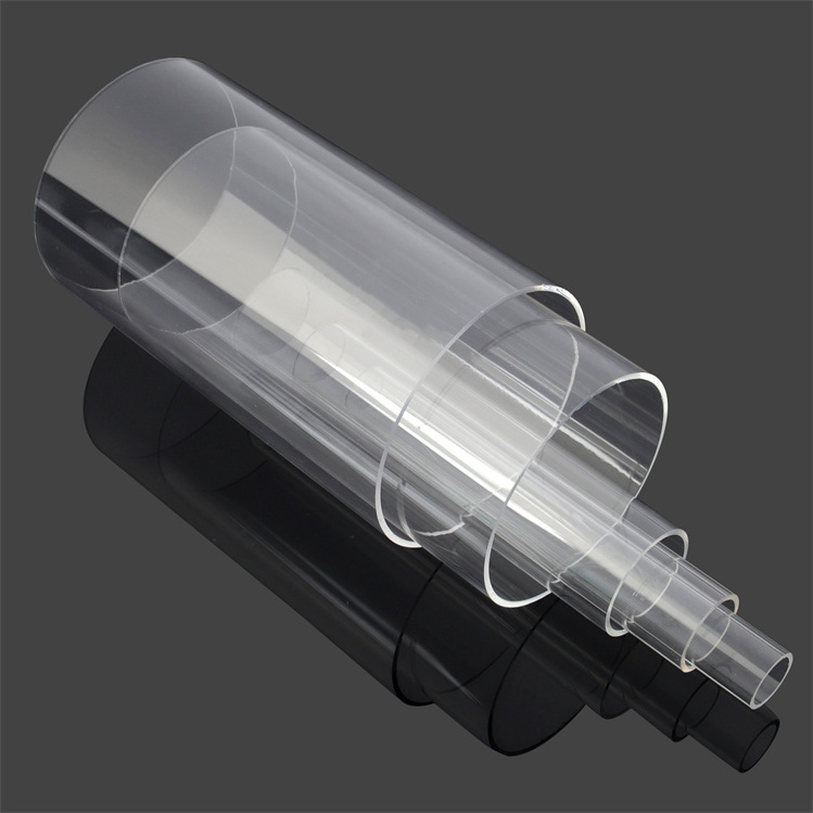 Transparent Custom Various Style Acrylic Candy Tube Clear Plastic Cylinder Tube Pipes For Package Tube