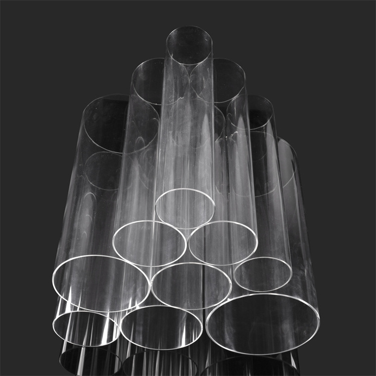 Transparent Custom Various Style Acrylic Candy Tube Clear Plastic Cylinder Tube Pipes For Package Tube