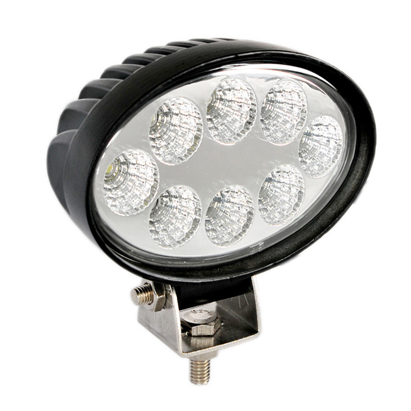 Wholesale 12v 5.5inch 24w oval led truck extra work spot lights for truck