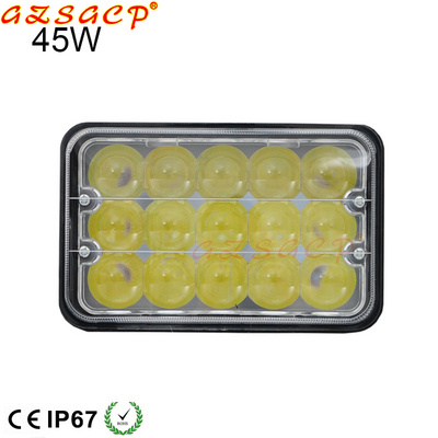 Super bright spot 12V 4d 5inch 45W led tractor working lights for trucks