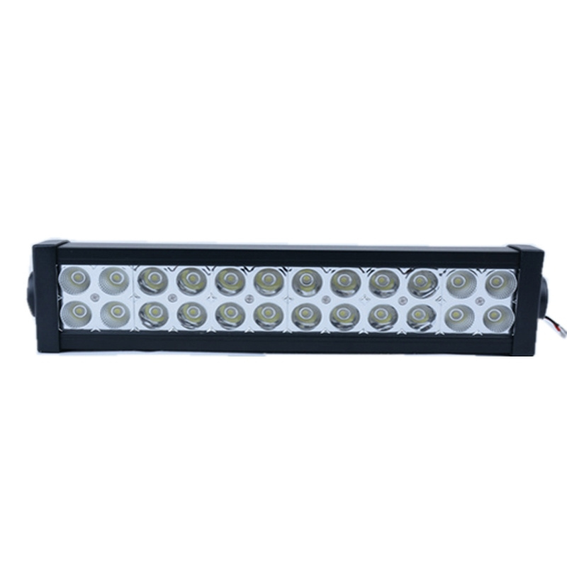 Factory aluminum profile dual row straight 13.5'' 72W led off road light bar for snowmobile