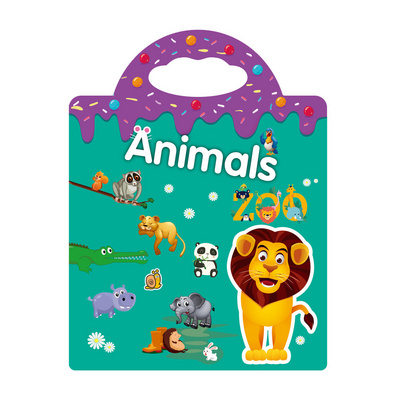 High Quality Full Color Printing Reusable Sticker Book for Kids